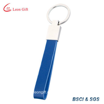 Blue Leather Promotional Leather Craft Gifts Keyring